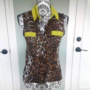 Lulle's Closet leopard print high/low top